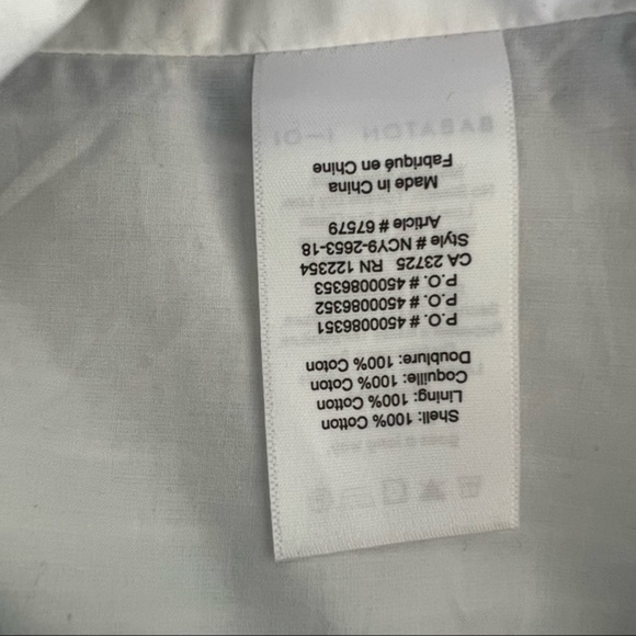 Babaton 1-01 Ida Cotton striped Crop top - Picture 6 of 8